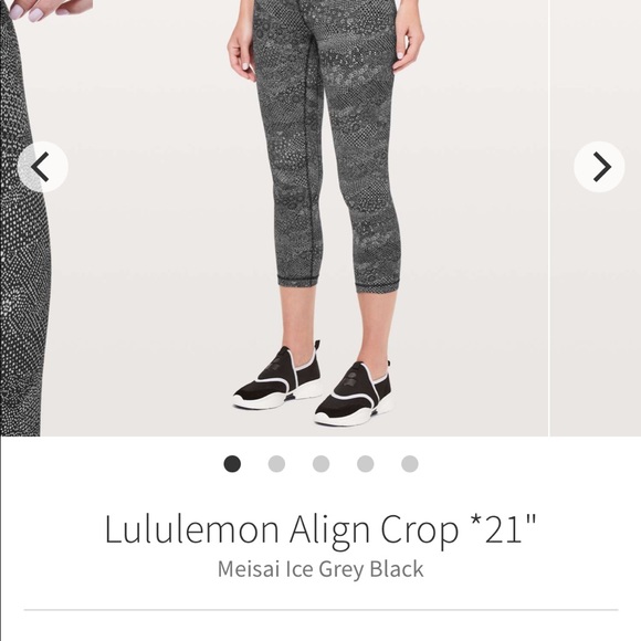 Lululemon size 4 align crop 21” - Picture 5 of 5